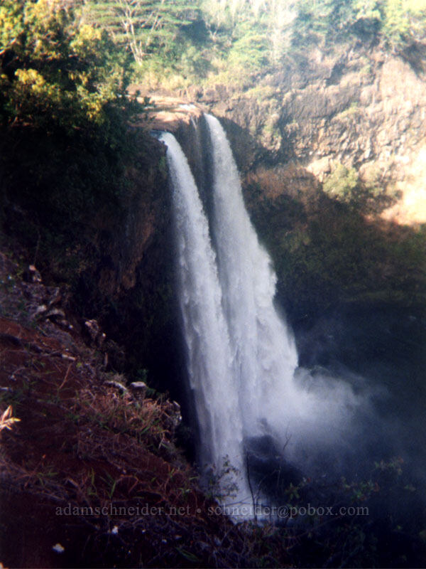 Wailua Falls [Wailua Falls Overlook, Wailua River State Park, Kaua'i, Hawaii]