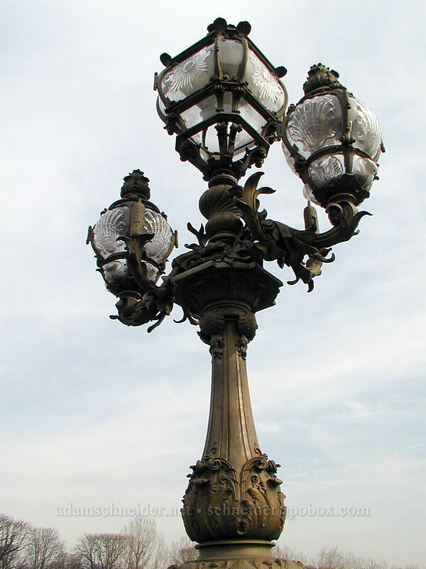 Art Nouveau lamppost [Pont Alexandre III, Paris, Île-de-France, France]