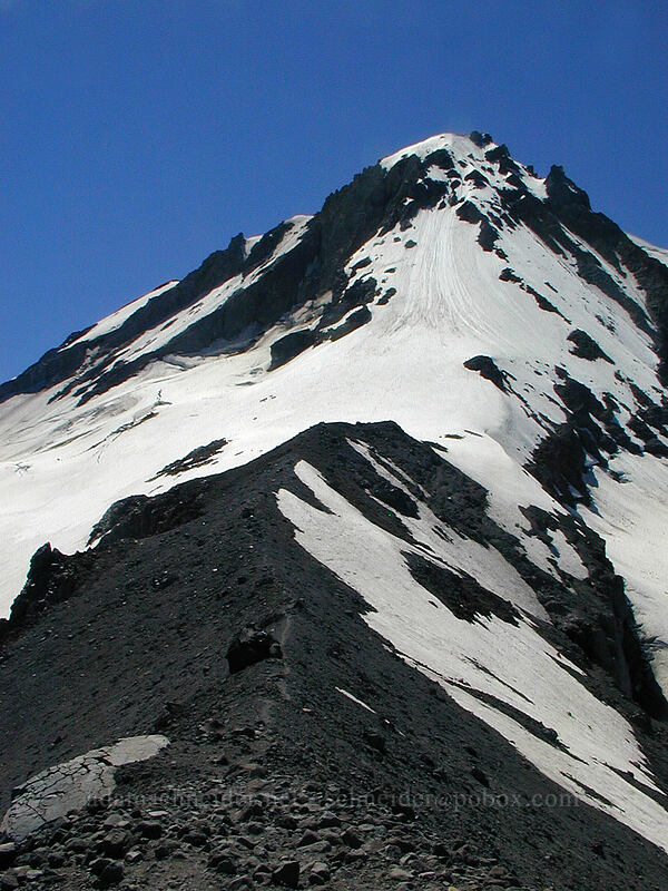 the trail to Tie-In Rock [Cooper Spur, Mt. Hood Wilderness, Hood River County, Oregon]