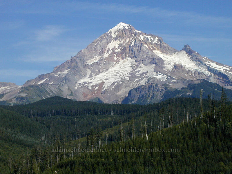 west face of Mount Hood [Lolo Pass Road, Mt. Hood National Forest, Clackamas County, Oregon]