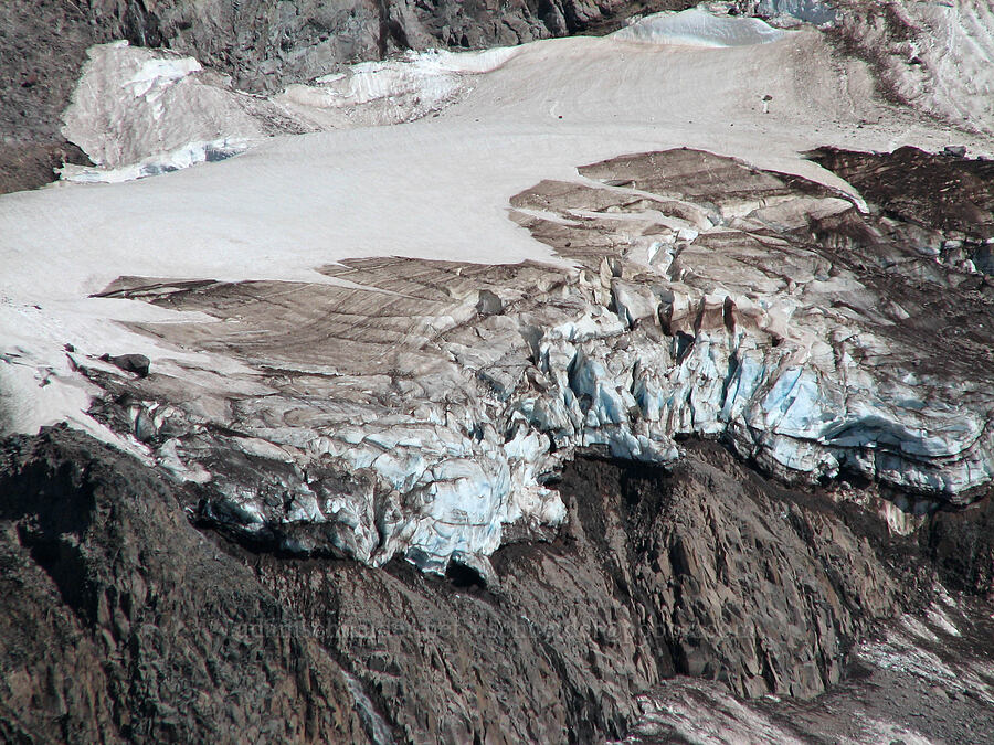 small glacier above Sandy Glacier [above McNeil Point, Mt. Hood Wilderness, Clackamas County, Oregon]