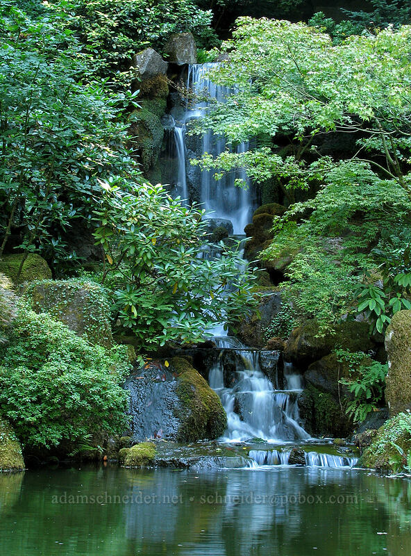 waterfall [Portland Japanese Garden, Portland, Multnomah County, Oregon]