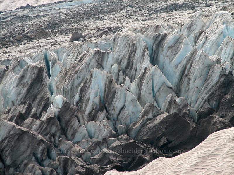 Eliot Glacier [near Langille Crags, Mt. Hood Wilderness, Hood River County, Oregon]