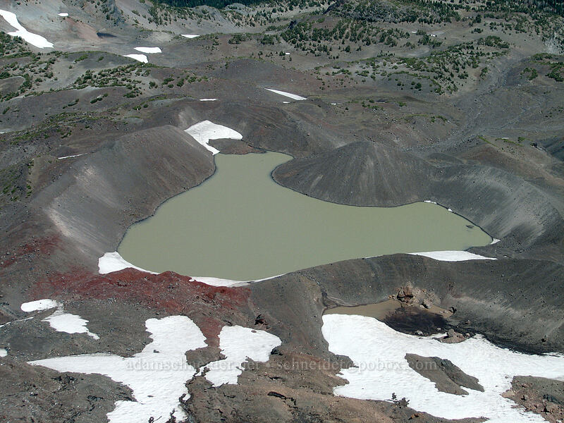 Carver Lake [South Sister summit, Three Sisters Wilderness, Deschutes County, Oregon]