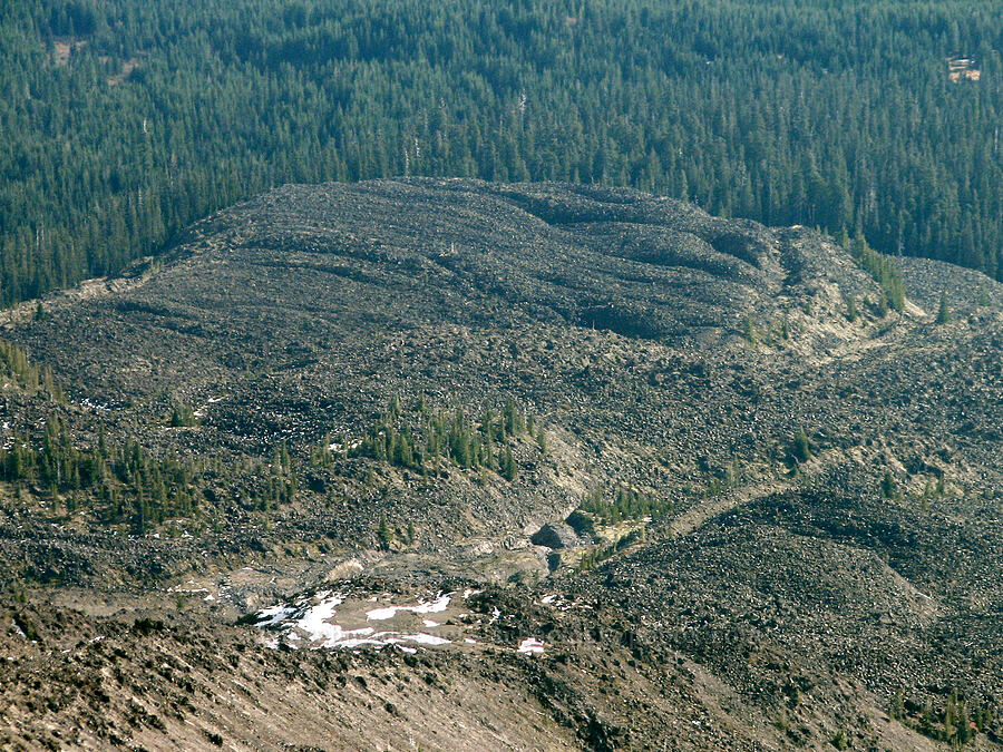 Worm Complex lava flows [Monitor Ridge, Mt. St. Helens National Volcanic Monument, Skamania County, Washington]