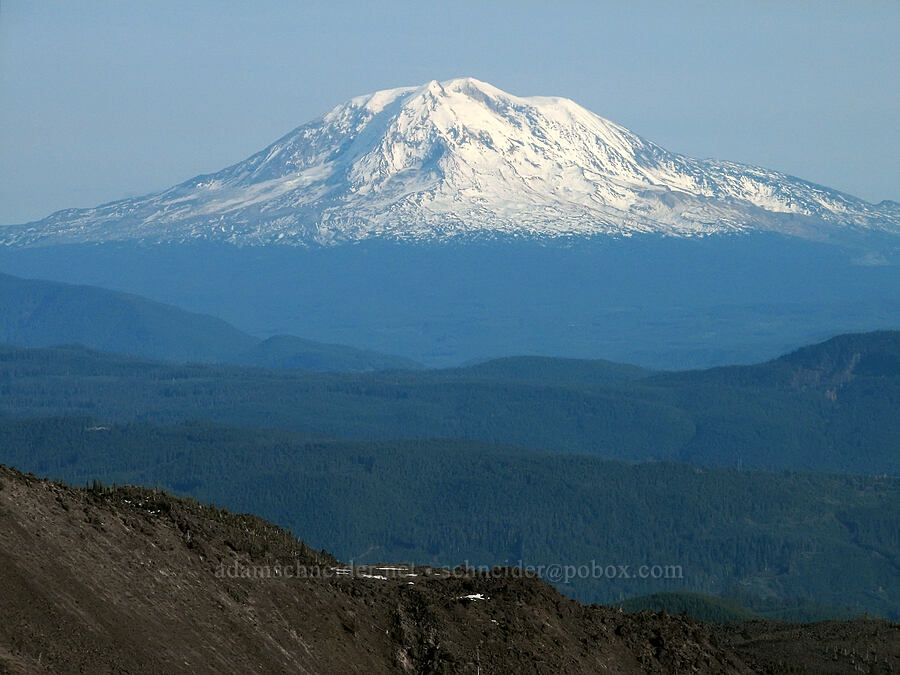 Mount Adams [Monitor Ridge, Mt. St. Helens National Volcanic Monument, Skamania County, Washington]