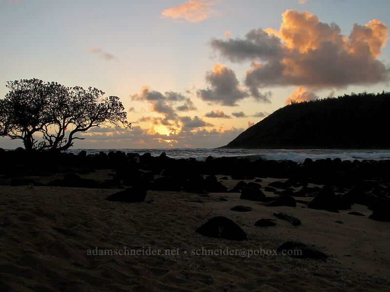 sunrise [Moloa'a Bay, Anahola, Kaua'i, Hawaii]