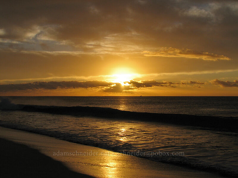 sunrise at the beach [Playa Hotelera, San Jose del Cabo, Los Cabos, Baja California Sur, Mexico]