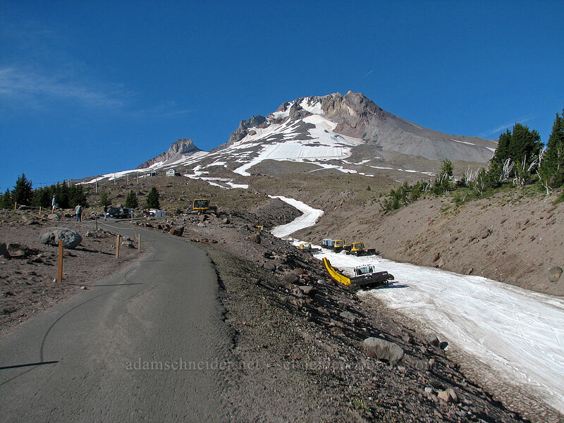 Mount Hood from near Timberline Lodge [Timberline Ski Area, Mt. Hood National Forest, Clackamas County, Oregon]