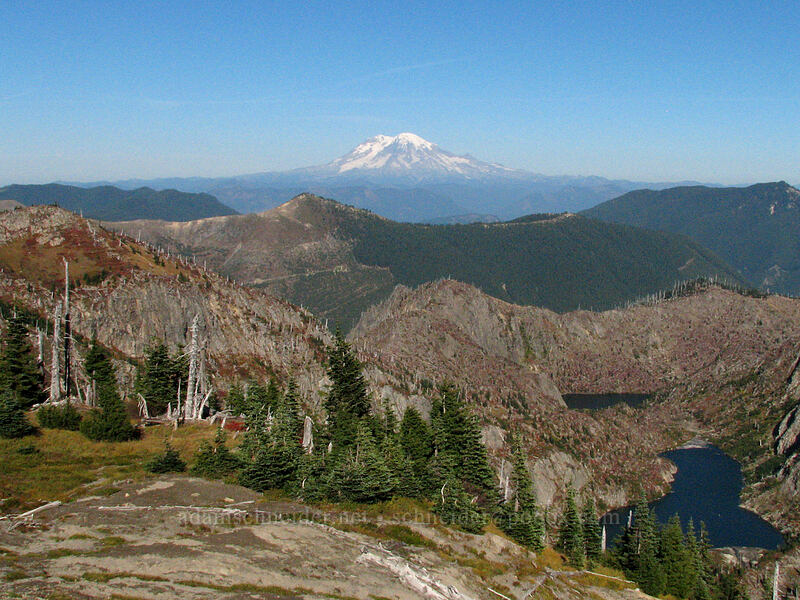 Mount Rainier, Boot Lake, & Twin Lakes [Boundary Trail, Mt. St. Helens National Volcanic Monument, Skamania County, Washington]