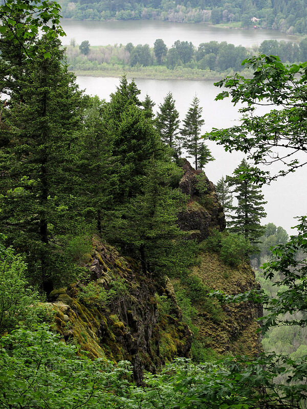 the arch from above [Rock of Ages Trail, Columbia River Gorge, Multnomah County, Oregon]