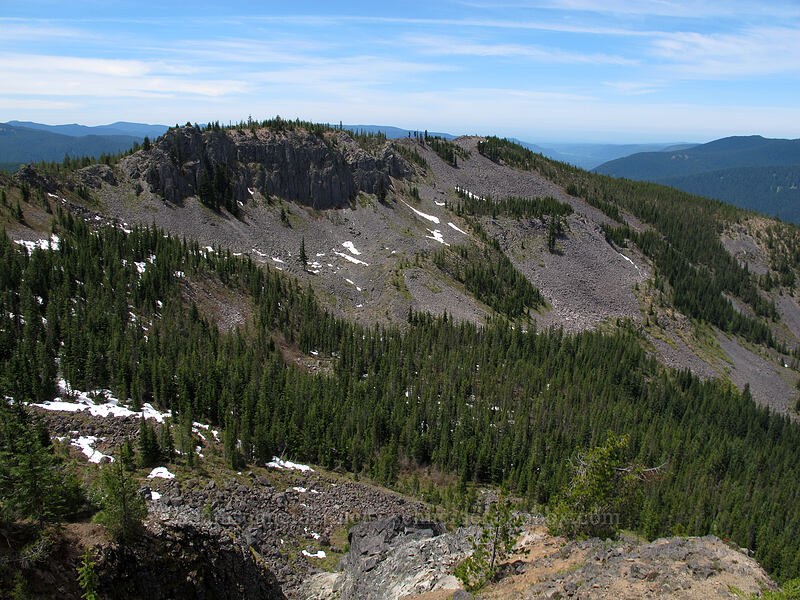 western peak of TDH [Tom Dick & Harry Mountain, Mt. Hood National Forest, Clackamas County, Oregon]