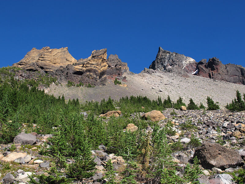 Thielsen's north ridge [Pacific Crest Trail, Mt. Thielsen Wilderness, Douglas County, Oregon]