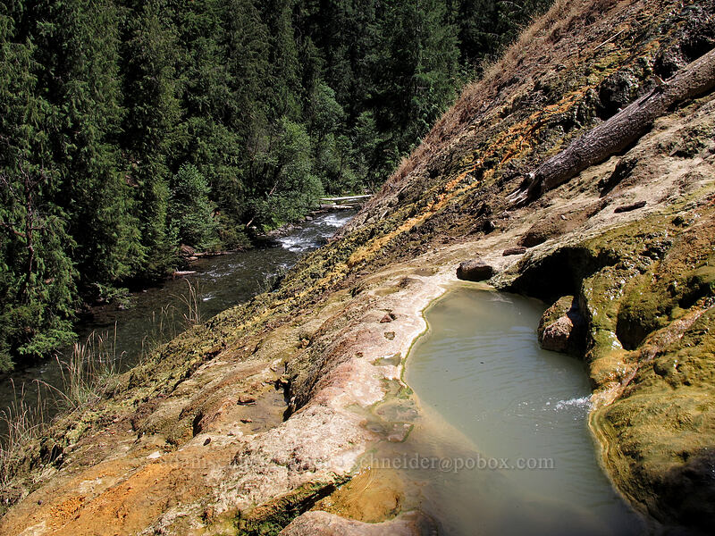 hot springs [Umpqua Hot Springs, Umpqua National Forest, Douglas County, Oregon]