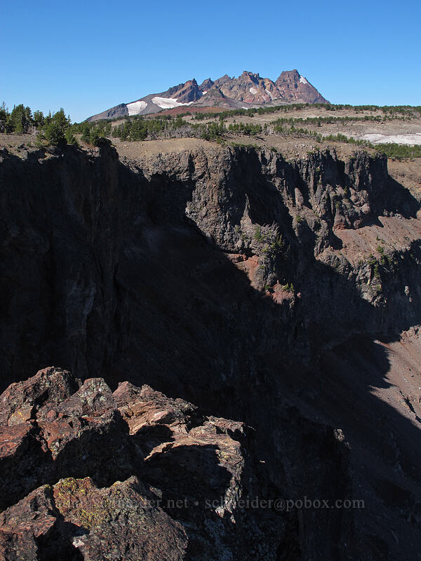 Broken Top [Tam McArthur Trail, Three Sisters Wilderness, Deschutes County, Oregon]