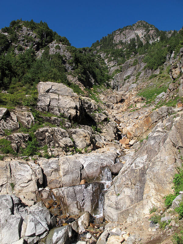 waterfall & cliffs [Weden Creek Trail, Morning Star NRCA, Snohomish County, Washington]