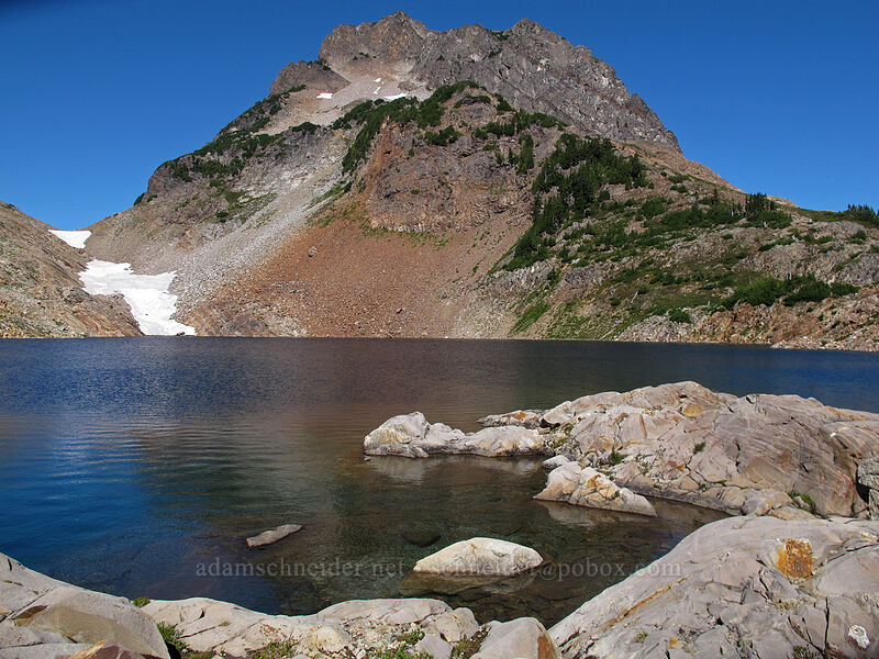 Foggy Lake & Del Campo Peak [Gothic Basin, Morning Star NRCA, Snohomish County, Washington]