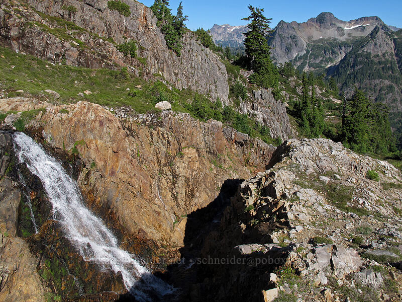 cascade on Weden Creek [Gothic Basin, Morning Star NRCA, Snohomish County, Washington]