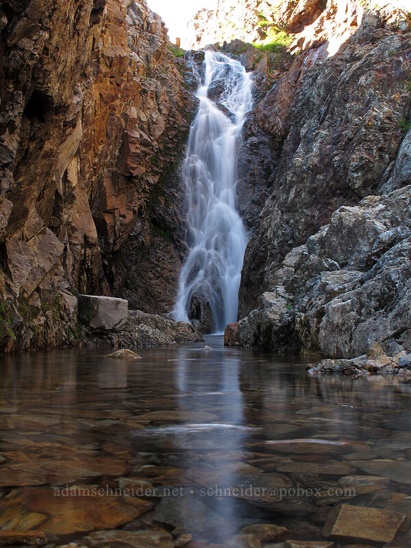hidden waterfall on Weden Creek [Gothic Basin, Morning Star NRCA, Snohomish County, Washington]