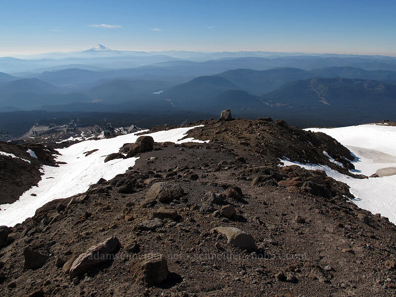 view to the south [above Timberline Lodge, Mt. Hood National Forest, Clackamas County, Oregon]