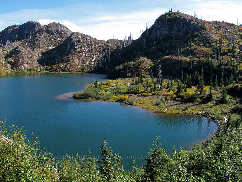 Panhandle Lake [Lakes Trail, Mt. St. Helens National Volcanic Monument, Skamania County, Washington]