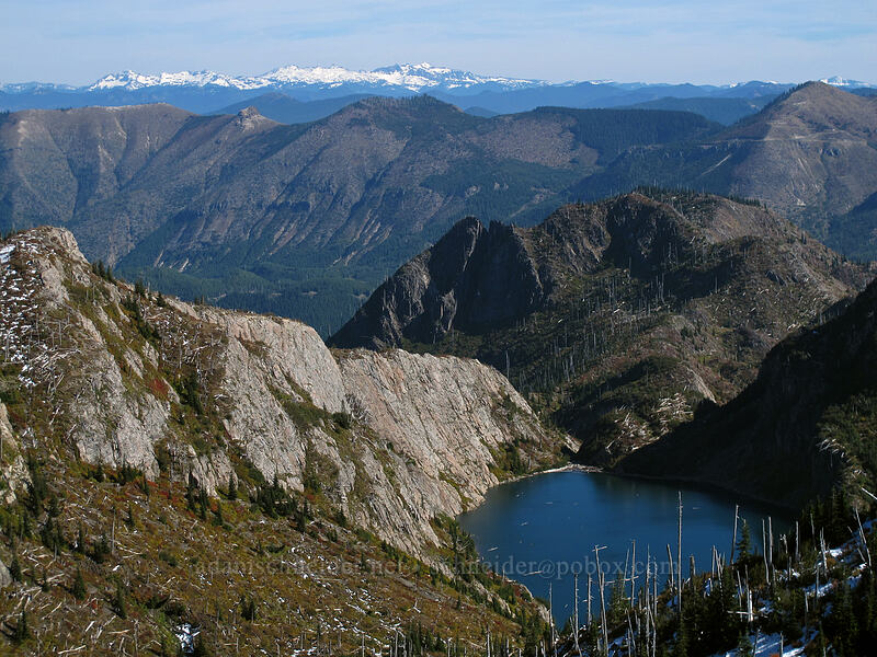 Shovel Lake, Strawberry Mountain, & Goat Rocks [Mt. Whittier Trail, Mt. St. Helens National Volcanic Monument, Skamania County, Washington]