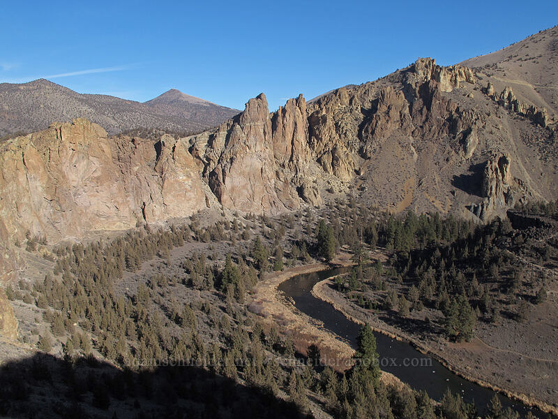Crooked River, The Monument, & Gray Butte [Misery Ridge Trail, Smith Rock State Park, Deschutes County, Oregon]
