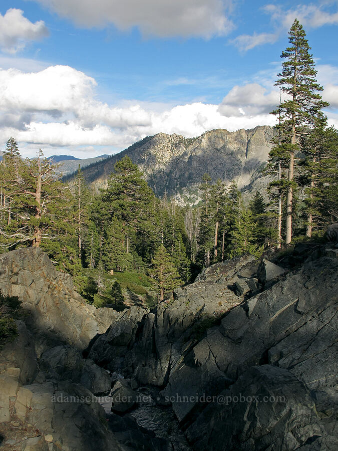 Angora Peak & Indian Rock [Glen Alpine Trail, Desolation Wilderness, El Dorado County, California]