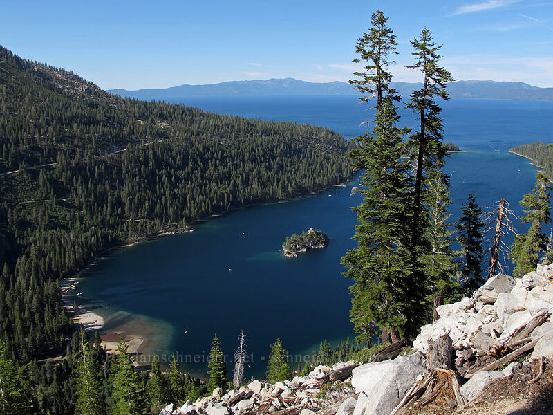 Emerald Bay, Lake Tahoe [Bayview Trail, Desolation Wilderness, El Dorado County, California]