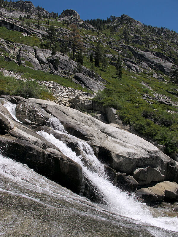 cascades [Pyramid Creek Trail, Desolation Wilderness, El Dorado County, California]