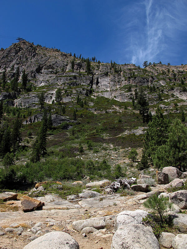 canyon walls [Shirley Canyon Trail, Squaw Valley, Placer County, California]