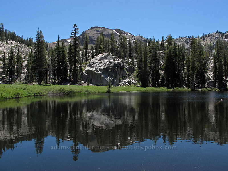 Shirley Lake & Emigrant Peak [Shirley Canyon Trail, Squaw Valley, Placer County, California]