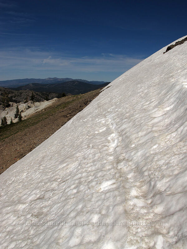 snowfield [Shirley Canyon, Squaw Valley, Placer County, California]
