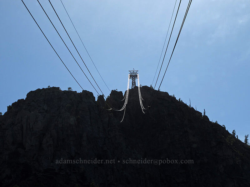 tram cables [Squaw Valley Aerial Tram, Squaw Valley, Placer County, California]