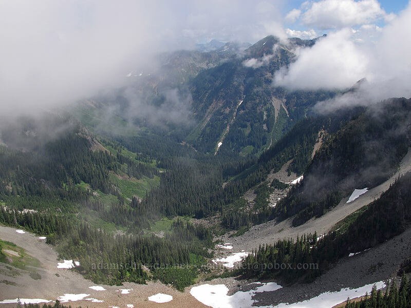 Silver Creek Valley & Alta Mountain [Kendall Peak, Alpine Lakes Wilderness, King County, Washington]