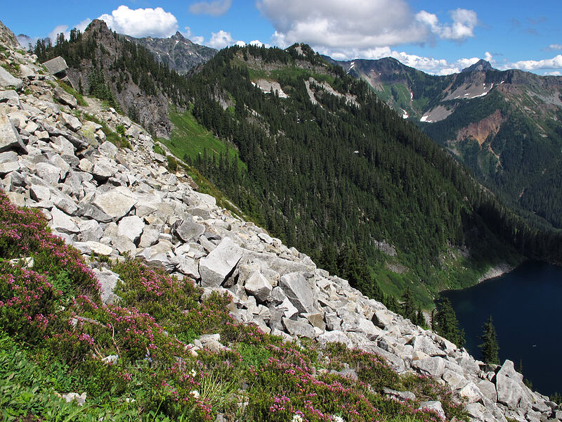 Alaska Mountain & Alaska Lake [Pacific Crest Trail, Alpine Lakes Wilderness, Kittitas County, Washington]