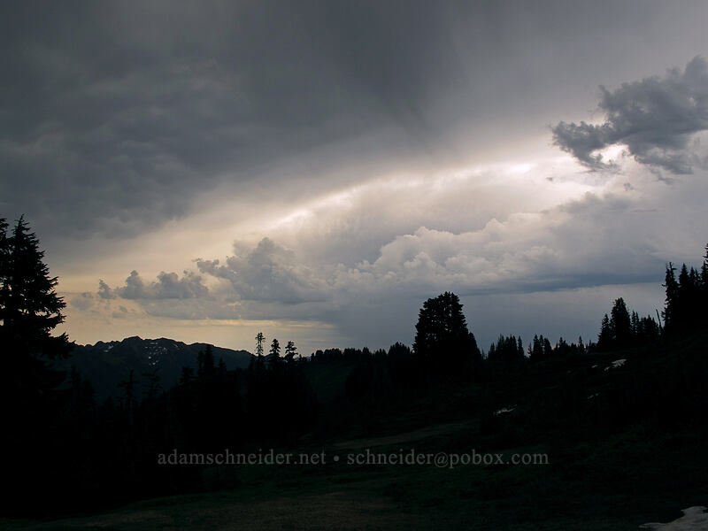 storm clouds [Pacific Crest Trail, Henry M. Jackson Wilderness, Chelan County, Washington]