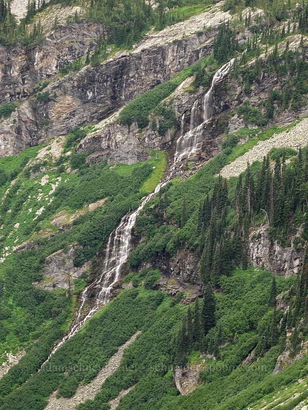 Rainy Lake Falls [Maple Pass Trail, Okanogan-Wenatchee National Forest, Chelan County, Washington]