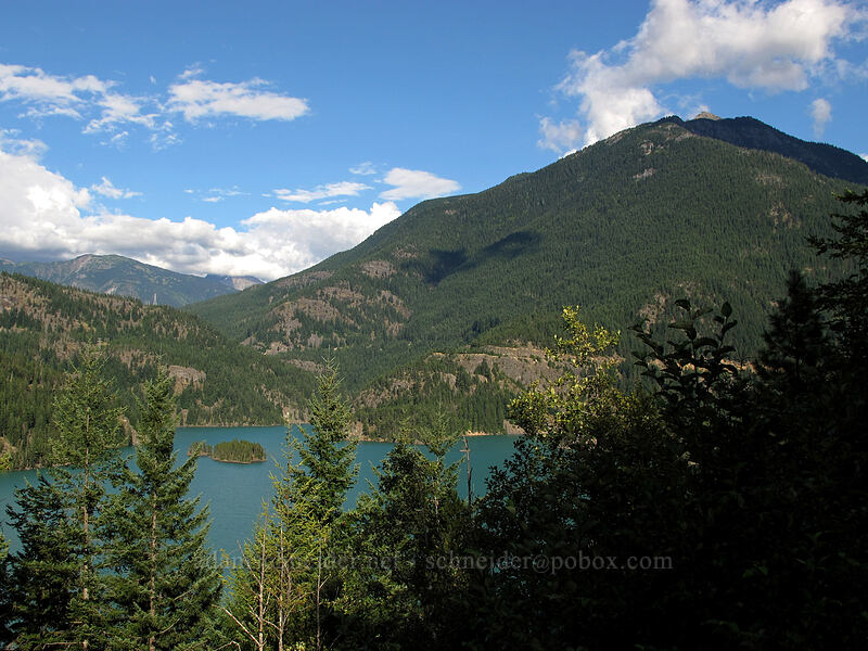 Diablo Lake & Ruby Mountain [Highway 20, North Cascades National Park, Whatcom County, Washington]
