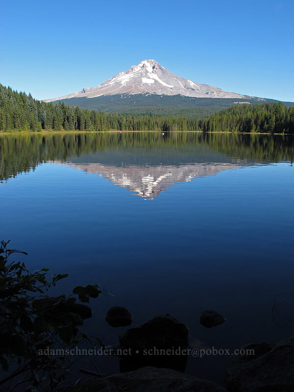 Mt. Hood & Trillium Lake [Trillium Lake Day Use Area, Mt. Hood National Forest, Clackamas County, Oregon]