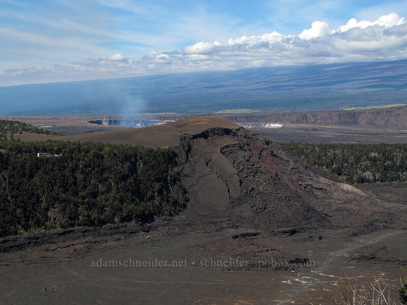 Pu'u Pua'i & Halema'uma'u Crater [Kilauea Iki Trail, Hawaii Volcanoes National Park, Big Island, Hawaii]