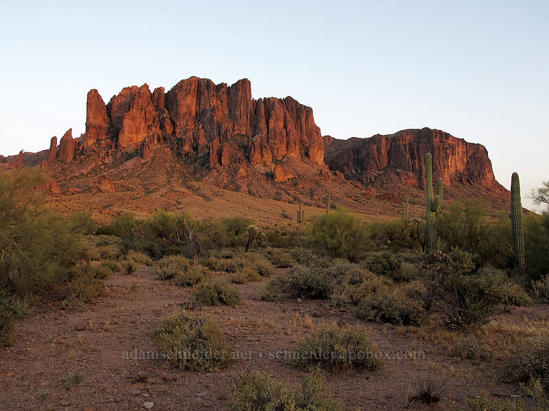 Superstition Mountain [Siphon Draw Trail, Lost Dutchman State Park, Pinal County, Arizona]