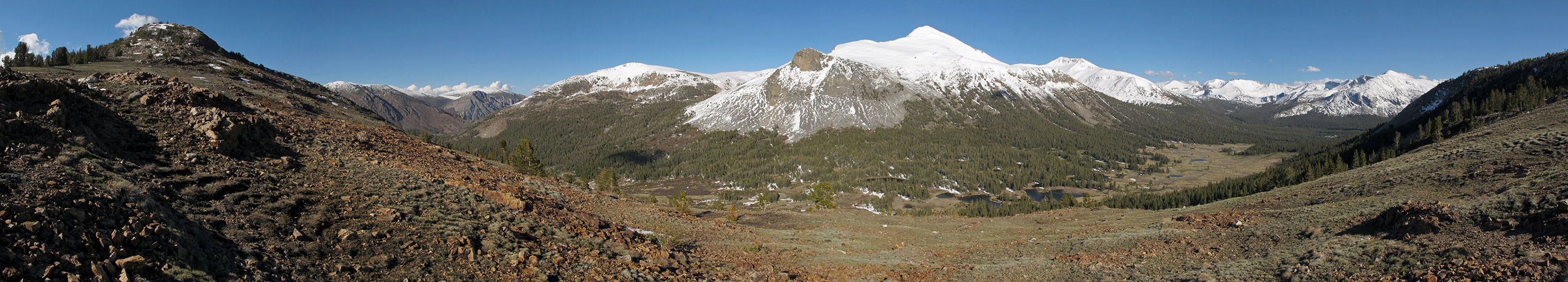 Gaylor Ridge panorama [Gaylor Lake Trail, Yosemite National Park, Tuolumne County, California]
