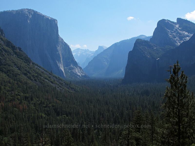 Yosemite Valley [Tunnel View, Yosemite National Park, Mariposa County, California]