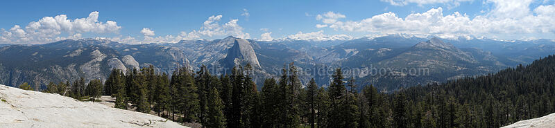 Sentinel Dome panorama [Sentinel Dome, Yosemite National Park, Mariposa County, California]