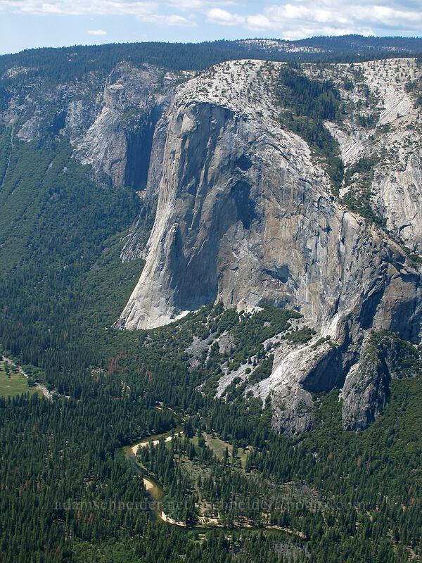 Yosemite Valley & El Capitan [Taft Point, Yosemite National Park, Mariposa County, California]