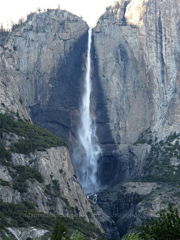 Yosemite Falls [Swinging Bridge, Yosemite National Park, Mariposa County, California]