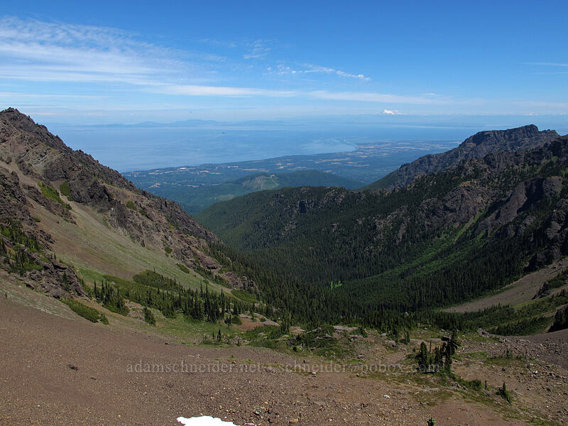 view to the northeast [Mount Angeles, Olympic National Park, Clallam County, Washington]
