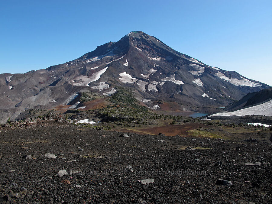 South Sister [southeast of Middle Sister, Three Sisters Wilderness, Lane County, Oregon]