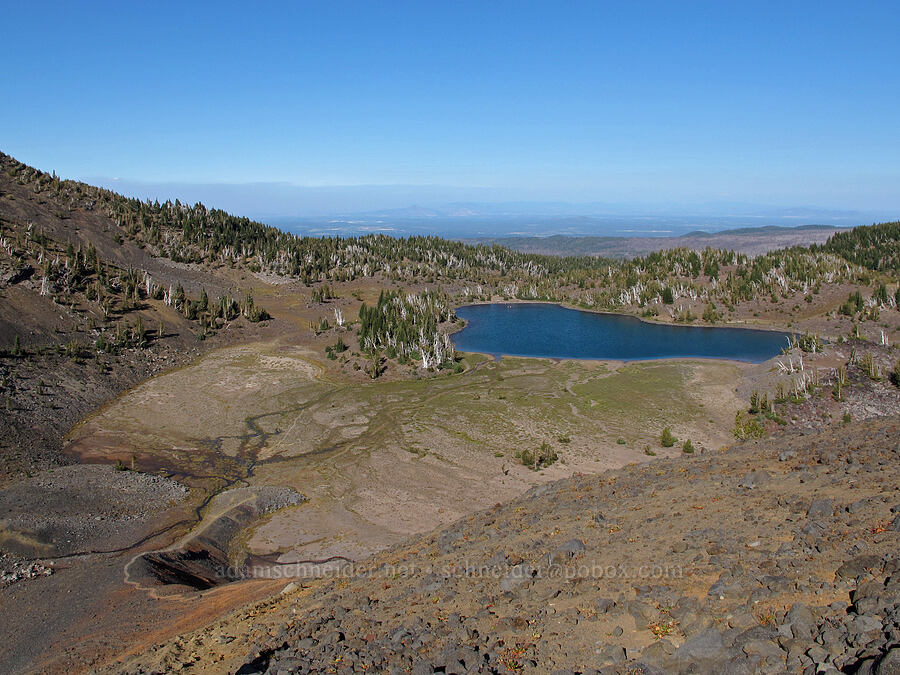 Camp Lake [southeast of Middle Sister, Three Sisters Wilderness, Deschutes County, Oregon]
